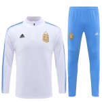 Dječji Argentina Sweatshirt Za Trening Četvrt-Zip 2023-24 Bijela